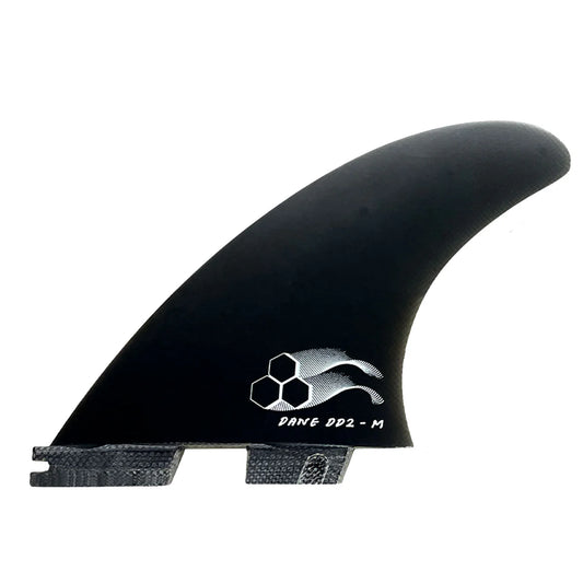 FCS II CI X Dane Reynolds DD2 Tri Fin Set - Black - Star Surf + Skate