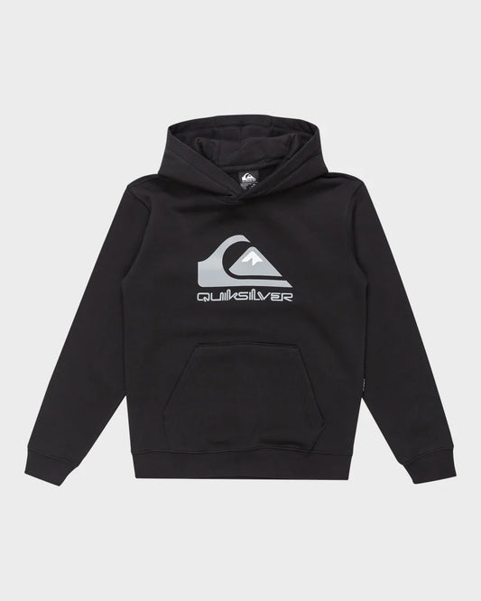 Quiksilver Big Logo Hoodie Youth - Black - Star Surf + Skate
