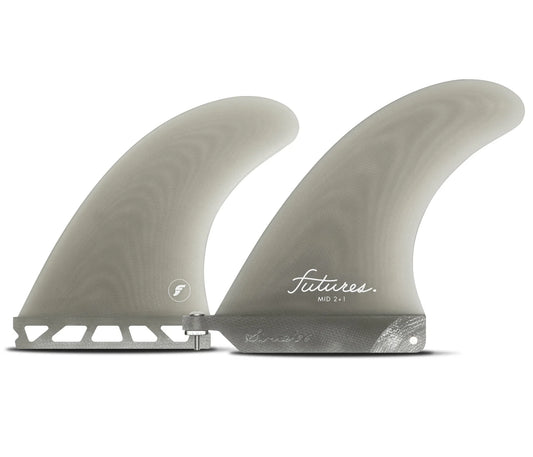 Futures Mid 2+1 Fibreglass - Smoke