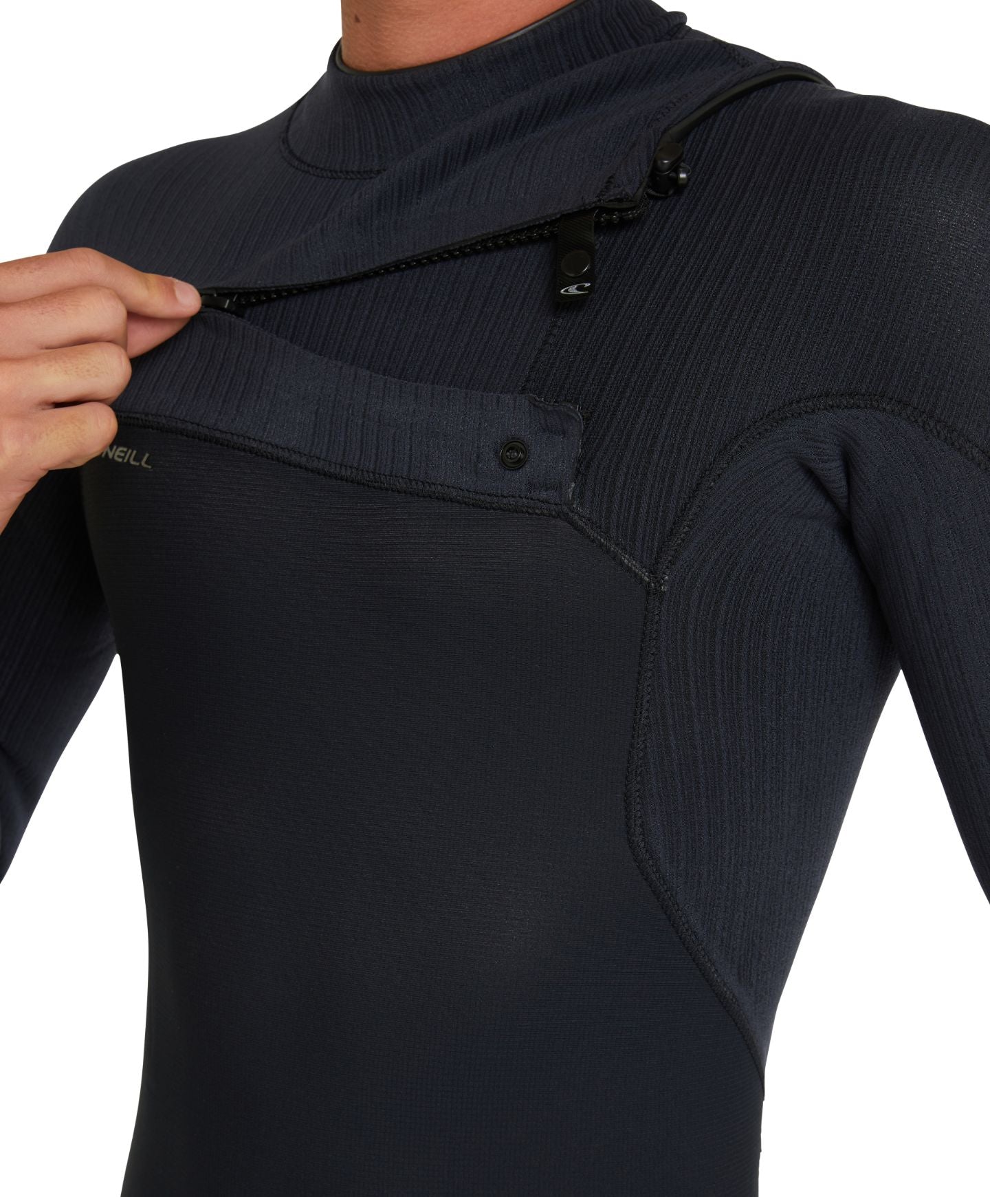 O'Neill Hyperfreak 3/2+mm Chest Zip Full Steamer - Black