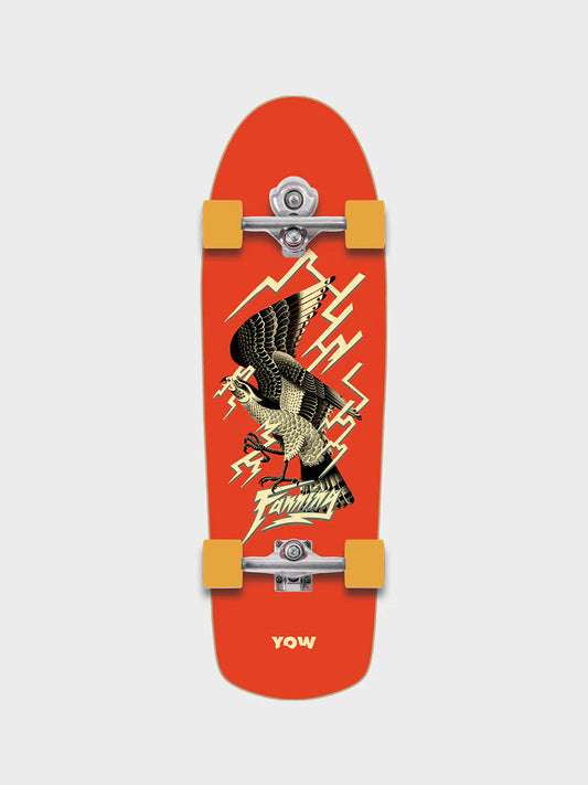 Yow Fanning Falcon Performer 33.5" Signature Series Surf Skate Surf Trainer - Black - Star Surf + Skate