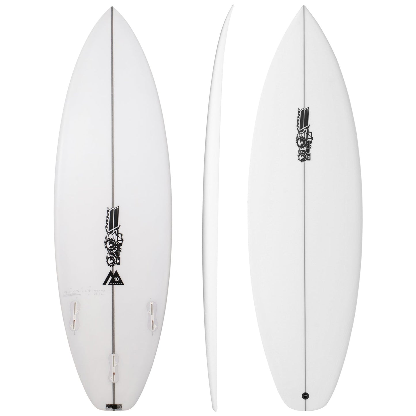JS PU Youth Monsta 10 Squash Tail - Star Surf + Skate