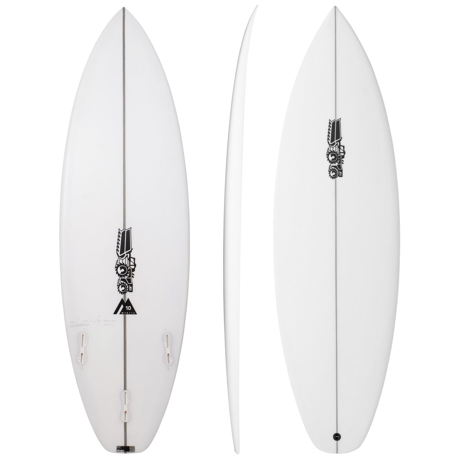 JS PU Youth Monsta 10 Squash Tail - Star Surf + Skate