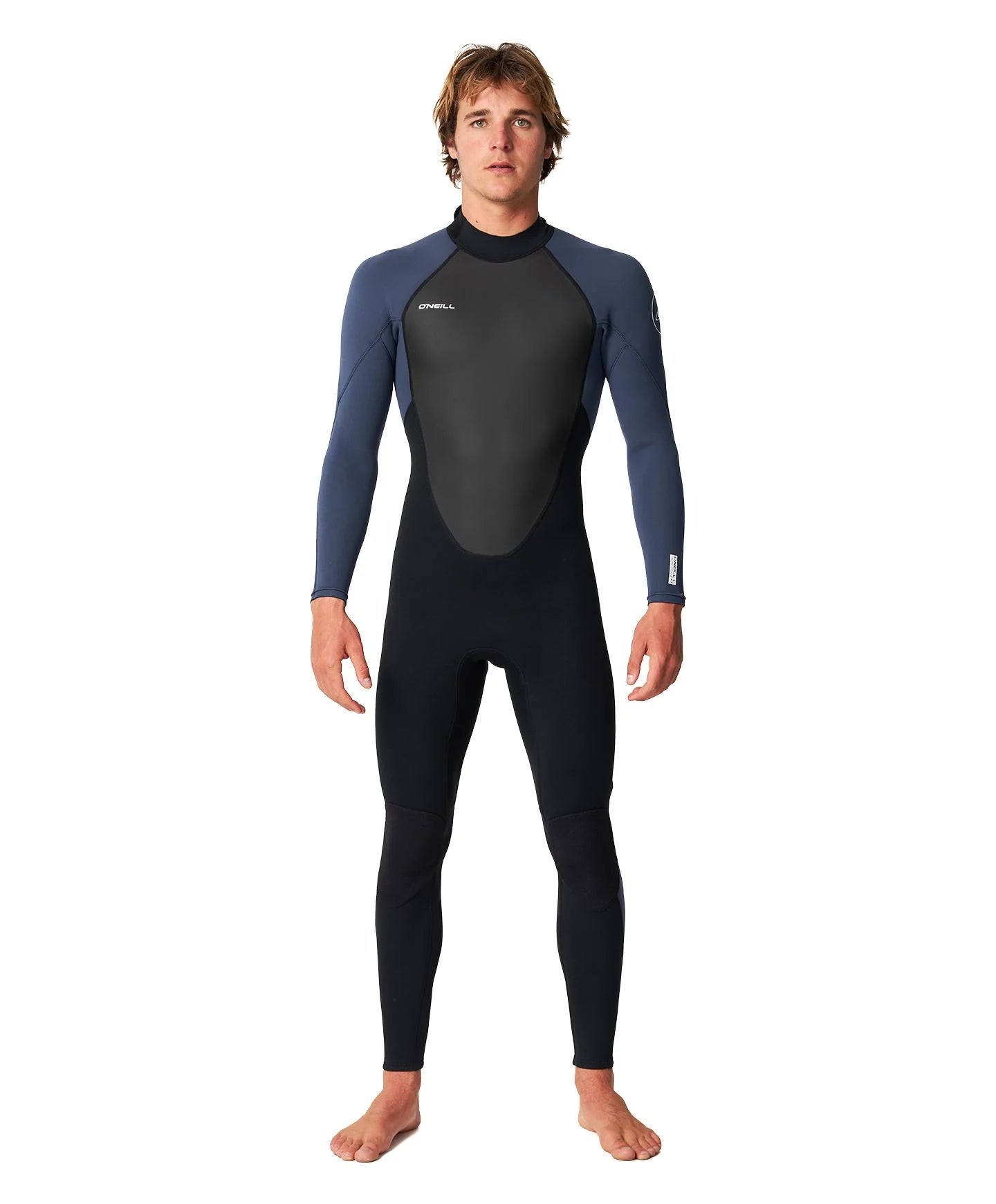 O'Neill Reactor 2 3/2mm Back Zip Full Steamer - Black/Slate - Star Surf + Skate