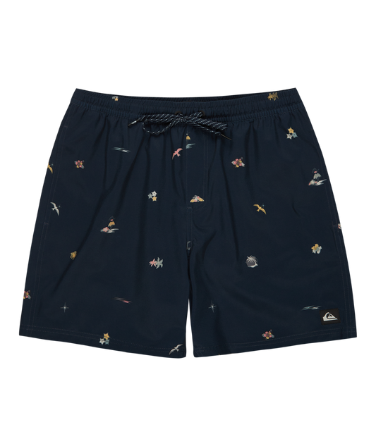 Quiksilver Surfsilk Mix Volley 17NB - Dark Navy - Star Surf + Skate