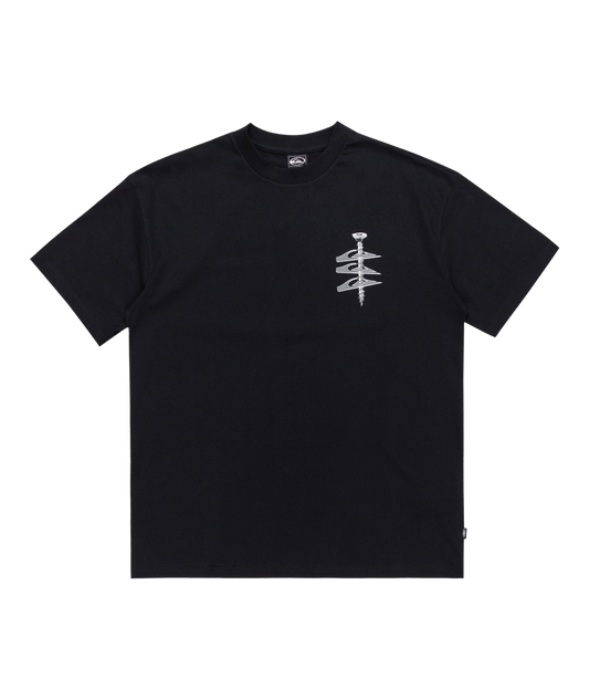 Quiksilver Screw Loose SS Tee - Black - Star Surf + Skate